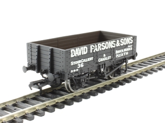 5 plank open wagon 'David Parsons & Son, Cradley Heath' 36