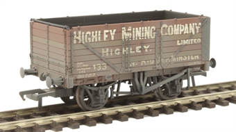 7 Plank End Door Wagon 'Highley Mining Company Ltd' Weathered