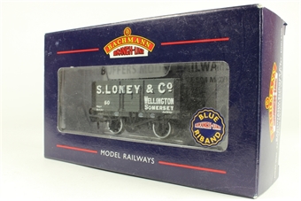 7 Plank Fixed End Wagon 50 in 'S. Lonely & Co.' Grey Livery- Limited Edition for Buffers