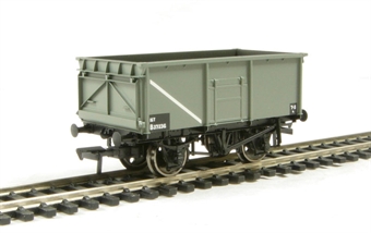 16 ton steel mineral wagon without top flap doors in BR grey livery