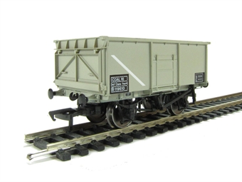 16 ton steel mineral wagon without top flap doors in BR grey 