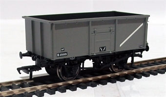 16 ton steel mineral wagon without top flap doors in grey livery B38066