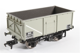 16 Ton steel mineral wagon in BR grey without top flap doors B229637