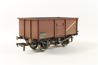 16 Ton steel mineral wagon B561754 in BR brown without top flat doors (weathered)