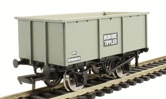 27 ton steel tippler wagon B382833 in BR grey 'Iron Ore'
