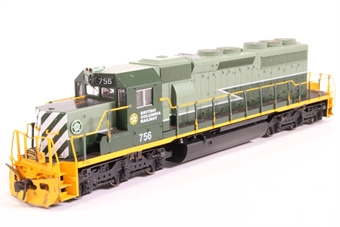 SD40-2 EMD 756 of the British Columbia Railway