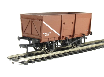 16 ton slope side mineral wagon riveted side door in MWT brown