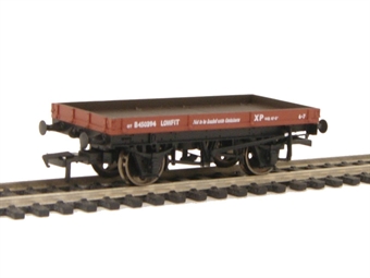 1 Plank wagon in BR Bauxite - B450394