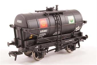 14 Ton Tank Wagon A5281 in 'Shell/BP' Black Livery - Re-Numbered 37-526Z - Limited Edition for Pennine Models