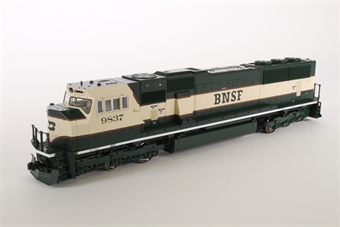 SD70MAC EMD 9837 of the Burlington Northern & Santa Fe Railroad