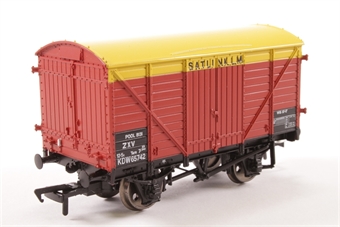 12 ton mogo van in Satlink red and yellow - KDW65472 - Limited Edition for Model Rail magazine