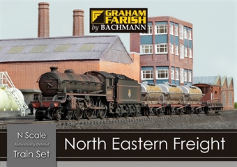 North Eastern Freight train set with Class B1 4-6-0 and rolling stock