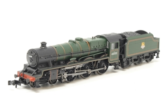 Class 5P 4-6-0 Jubilee 45552 in BR Green (early crest) - Split from set