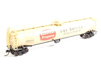 33,000 gallon LPG tank car of Suburban Propane - tan 1314