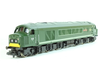 Class 45 D52 'The Lancashire Fusilier' in BR Green with small yellow panel