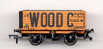 7-plank end door wagon "J.R. WOOD"