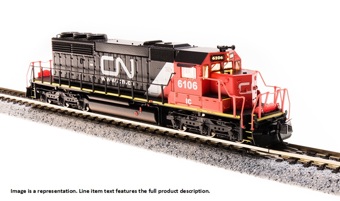 SD40-2 EMD 5937 of the Canadian National - digital sound fitted