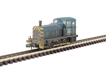 Class 03 Shunter 03170 in BR Blue with Wasp Stripes & Air Tanks (weathered)