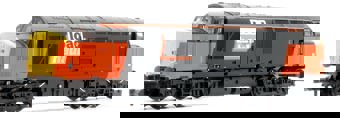 Class 37/5 37513 in Loadhaul black and orange