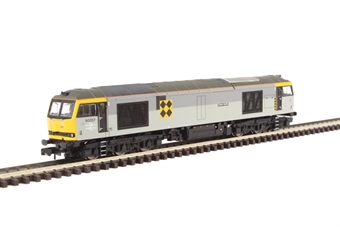 Class 60 60057 'Adam Smith' in Railfreight coal sector triple grey