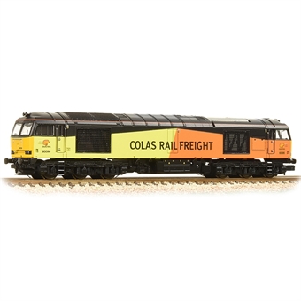 Class 60 60096 in Colas Rail Freight orange and black - Digital sound fitted