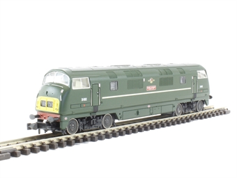 Class 42 Warship D832 'Onslaught' in BR Green - as preserved