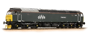 Class 57/6 57603 "Tintagel Castle" in GWR green
