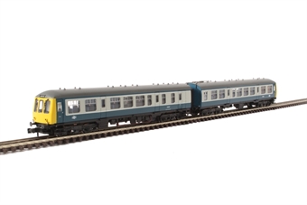 Class 108 2-car DMU 53957/54236 in BR blue & grey