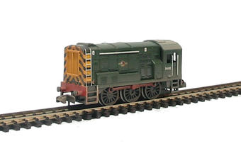 Class 08 Shunter D4192 in BR Green (weathered)
