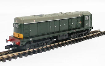 Class 20 D8134 in BR Green with Headcode