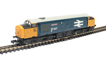 Class 37/4 37417 'Highland Region' in BR Blue with Large Logo