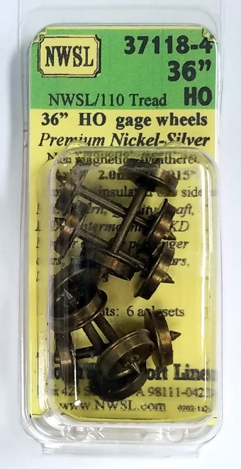 Weathered 36" Wheelsets (6)