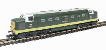 Class 55 Deltic D9000 'Royal Scots Grey' in BR Green