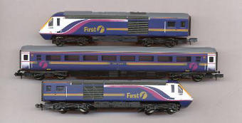 3 car HST Inter City 125 in First Great Western livery - 43029, 42072 & 43031
