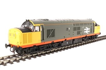 Class 37/0 in BR Railfreight red stripe with centre headcode box (unnumbered)