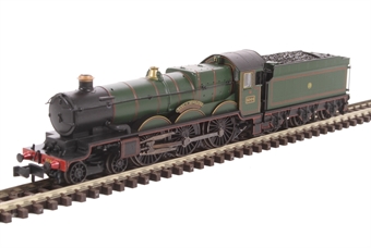 Class 4073 Castle 4-6-0 5044 'Earl of Dunraven' in GWR lined green