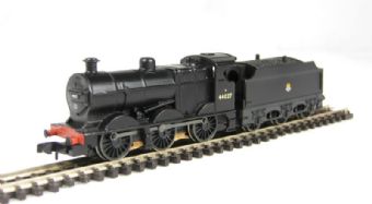 Class 4F 44027 Fowler 0-6-0 in BR black with early emblem
