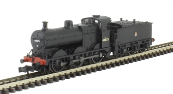 Class 4F 0-6-0 43875 in BR black with early emblem & Johnson tender