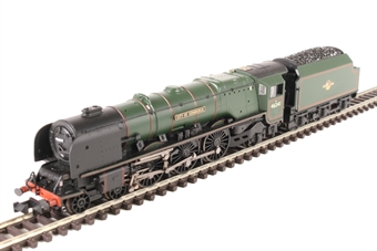 Princess Coronation Class 4-6-2 46241 "City of Edinburgh" in BR green with late crest