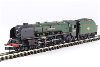 Class 8P Duchess 4-6-2 46235 "City of Birmingham" BR green with late crest