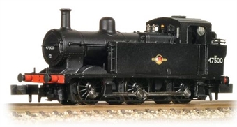 Class 3F Jinty 0-6-0T 47500 in BR black with late crest