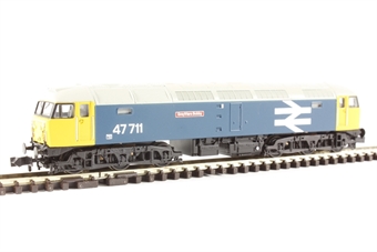 Class 47/7 47711 'Greyfriars Bobby' in BR Blue Large Logo