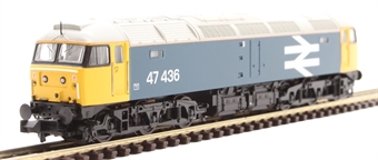 Class 47/4 47436 in BR large logo blue