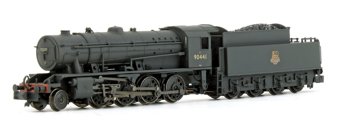 Class WD Austerity 2-8-0 90441 in BR black with late crest - weathered