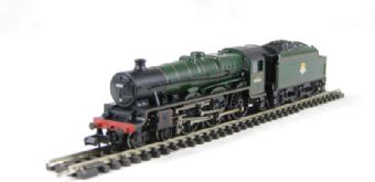 Class 6P Jubilee 4-6-0 45611 "Hong Kong" in BR green with early emblem