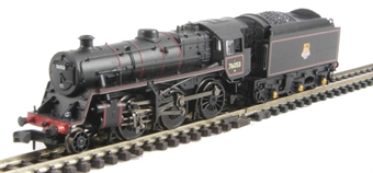 Class 4MT Standard 2-6-0 76053 BR lined black with early emblem & BR1B tender