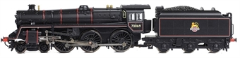 Class 5MT 4-6-0 73069 in BR lined black with early emblem and BR1C tender