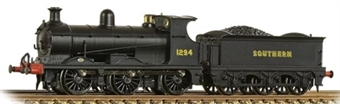Class C Wainwright 0-6-0 1294 in Southern Railway black