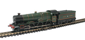 Hall Class 4-6-0 4970 "Sketty Hall" in GWR green