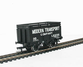 8-plank wagon with coke rail 110 "Modern Transport Company" in black